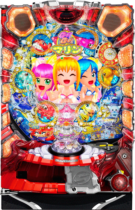 【中古パチンコ実機】CRA GO!GO!マリン ミラクル★バケーションASA(甘デジ)(循環加工・7か月保証付き)