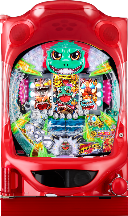 【ニューギン】Pぶいぶい！ゴジラ かいじゅう大集合!! 中古パチンコ