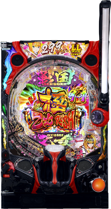 【中古パチンコ実機】P戦国乙女7 終焉の関ヶ原 LLサイズ 299ver.（循環加工・7か月保証付き）