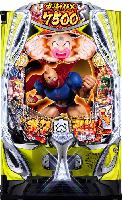 【中古スマパチ実機】eフィーバーキン肉マン（スマパチユニット付き・循環加工・7か月保証付き）