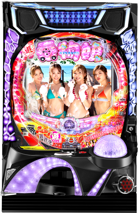 【ニューギン】PAぱちんこ乗物娘 with CYBERJAPAN DANCERS 2nd season 77ver. 中古パチンコ
